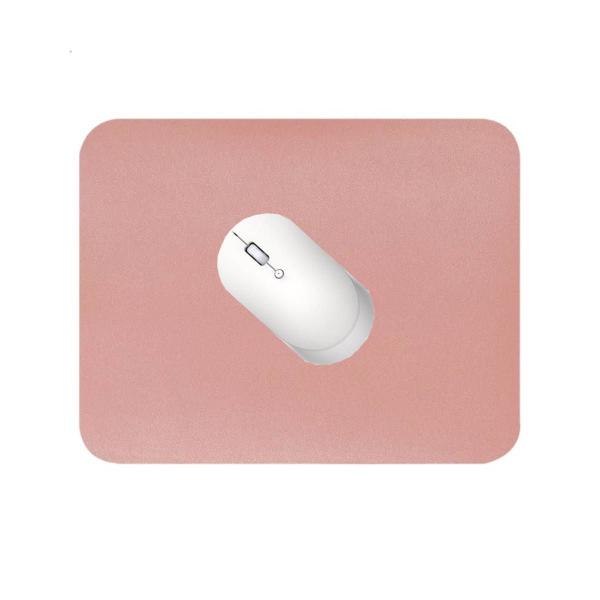 Imagem de Mouse Pad 25x20cm Pequeno Retangular Sintético Fino Impermeável Rosa