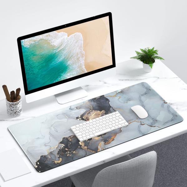 Imagem de Mouse Pad Atufsuat Extended Large XXL Gaming Desk Pad cinza