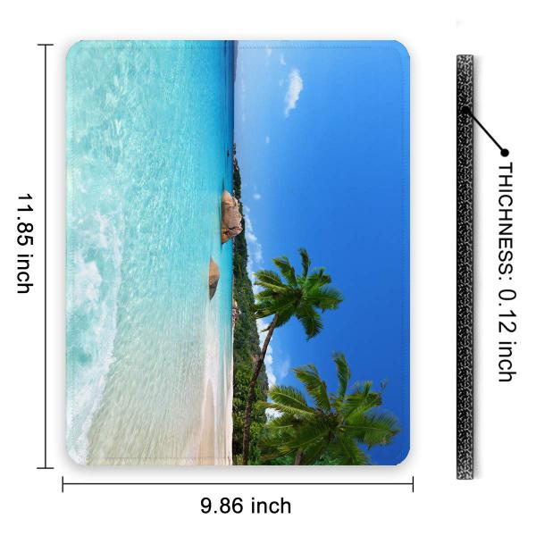 Imagem de Mouse Pad Auhoahsil Square Beach Style Antiderrapante