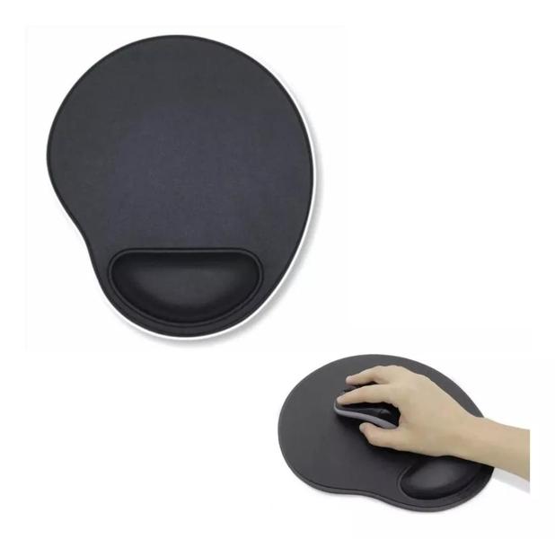 Imagem de Mouse Pad Bright Ergonômico, Apoio De Pulso Espuma, Preto