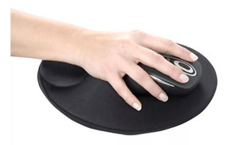 Imagem de Mouse Pad Bright Ergonômico, Apoio De Pulso Espuma, Preto