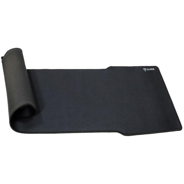 Imagem de Mouse Pad Clanm Espessura de 3mm Base Antiderrapante Superfície  Estampada Tamanho 900X300MM Borda Costurada Cor Preto