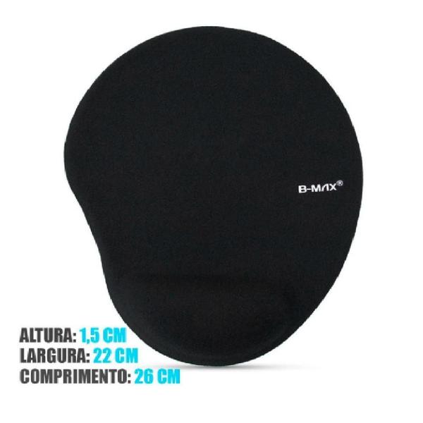 Imagem de Mouse Pad Com Apoio Em Gel Confort Bmax - Bm751