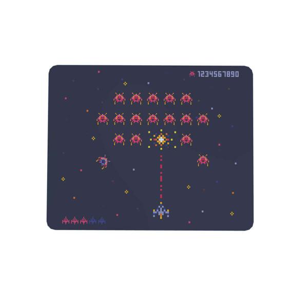 Imagem de Mouse pad Criativo Retangular 22x18 Invaders 8 bits