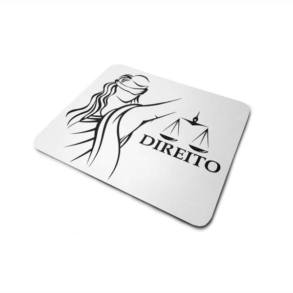 Imagem de Mouse Pad Curso Direito Branco