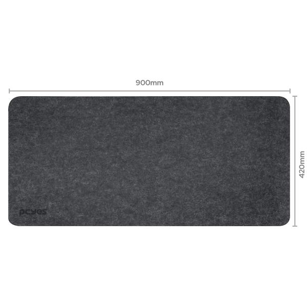 Imagem de Mouse Pad Desk Mat Exclusive Pro Dark Gray 900x420mm Pcyes - Pmpexpdg