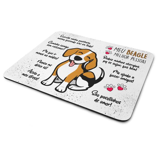 Imagem de Mouse Pad Dog - Meu Beagle, melhor pessoa!