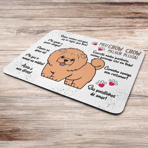 Imagem de Mouse Pad Dog - Meu Chow chow, melhor pessoa!