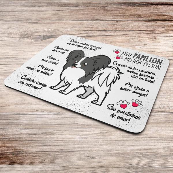 Imagem de Mouse Pad Dog - Meu Papillon, melhor pessoa! M2