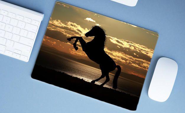 Imagem de Mouse Pad Emborrachado Personalizado Animais Exóticos Selvagens, 40x30