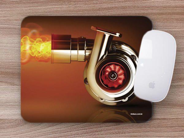 Imagem de Mouse Pad Emborrachado Personalizado Carro Tunado Tunnig Fire Fogo Tunning