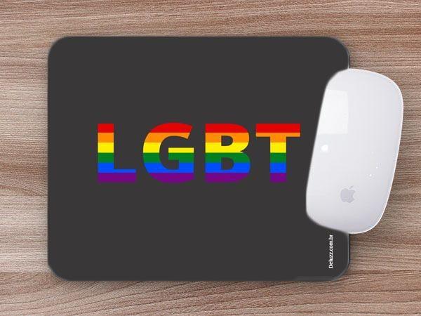 Imagem de Mouse Pad Emborrachado Personalizado Coleção Estampas LGBTQIA+