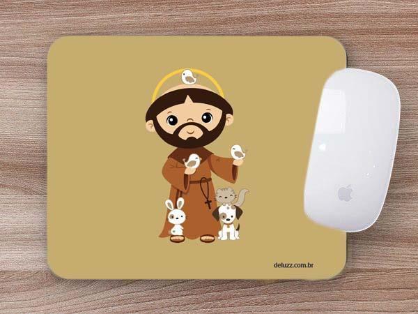 Imagem de Mouse Pad Emborrachado Personalizado Estampas Evangélico Católico