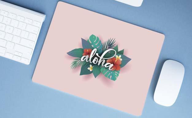 Imagem de Mouse Pad Emborrachado Personalizado Grande Aloha