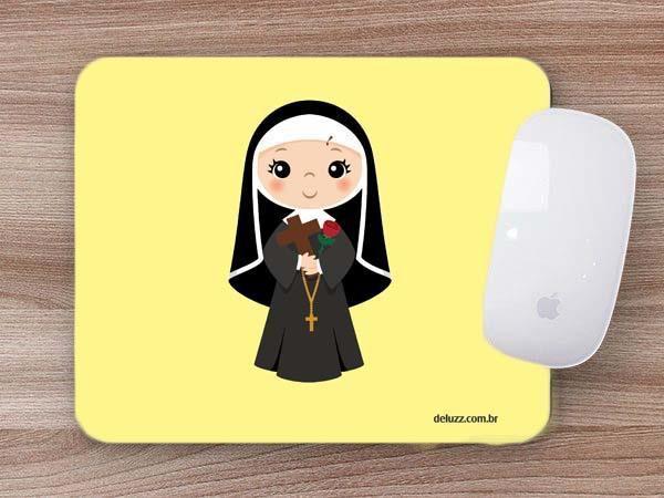 Imagem de Mouse Pad Emborrachado Personalizado Santa Rita de Cássia