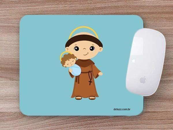 Imagem de Mouse Pad Emborrachado Personalizado Santo Antônio