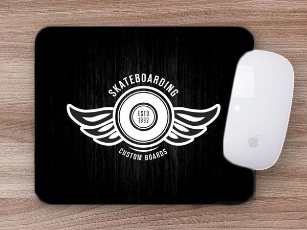 Imagem de Mouse Pad Emborrachado Personalizado Skate SK8 Skateboarding