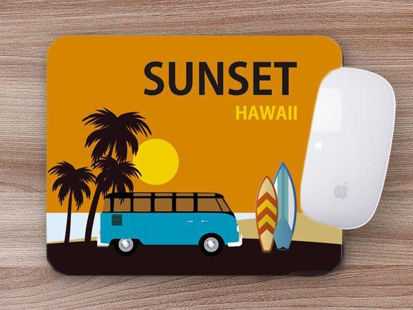 Imagem de Mouse Pad Emborrachado Personalizado Surf Surfista Praia