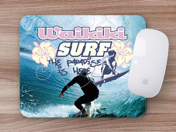 Imagem de Mouse Pad Emborrachado Personalizado Surf Surfista Praia