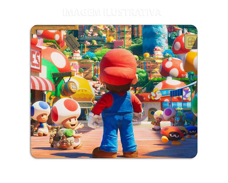 Imagem de Mouse Pad Emborrachado Super Mario o Filme 007