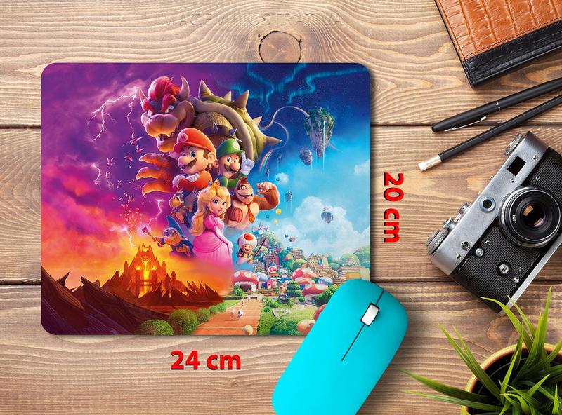 Imagem de Mouse Pad Emborrachado Super Mario o Filme 009