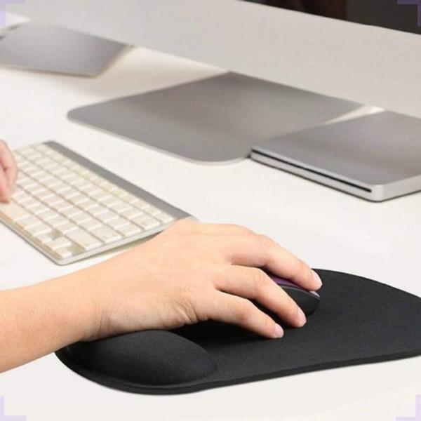 Imagem de Mouse Pad Ergonômico Animais Juntos Misturados e Coloridos com Apoio de Pulso