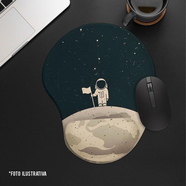 Imagem de Mouse pad Ergonômico Astronauta Cute