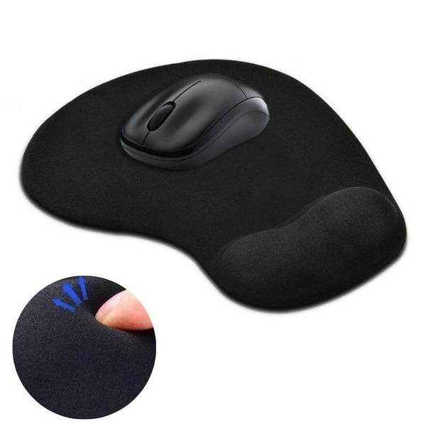 Imagem de Mouse PAD Ergonomico com Apoio em GEL EXBOM Preto