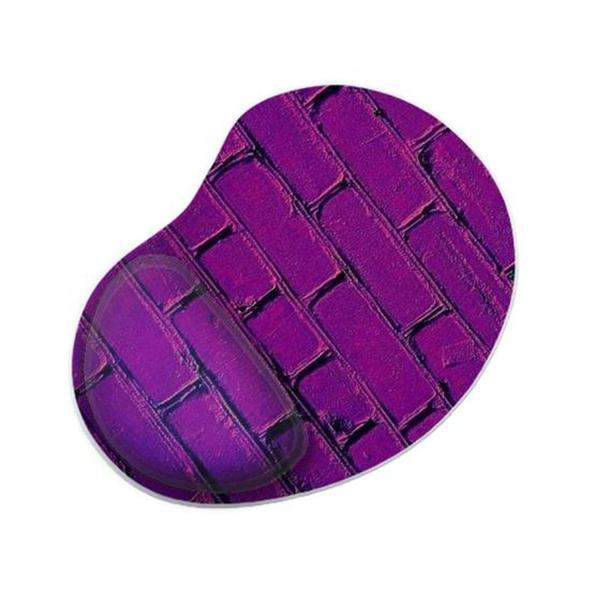 Imagem de Mouse Pad Ergonomico Gota Parede Roxo