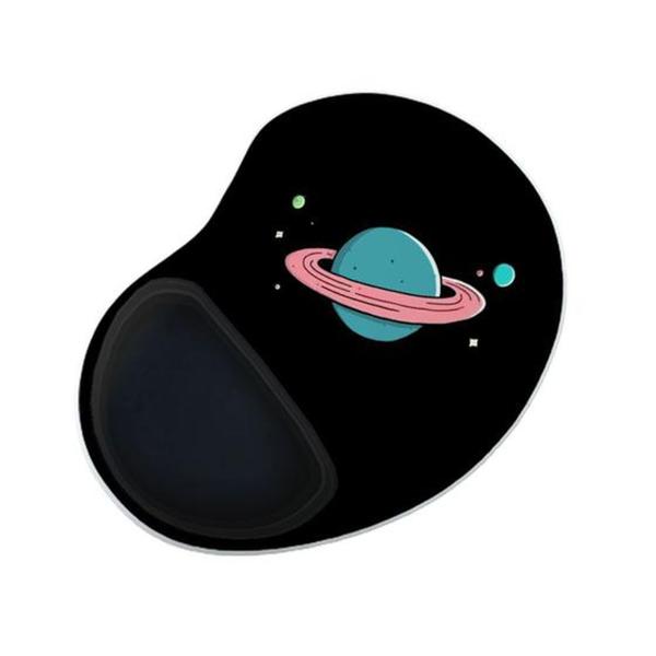 Imagem de Mouse Pad Ergonomico Gota Planetas Fun Preto