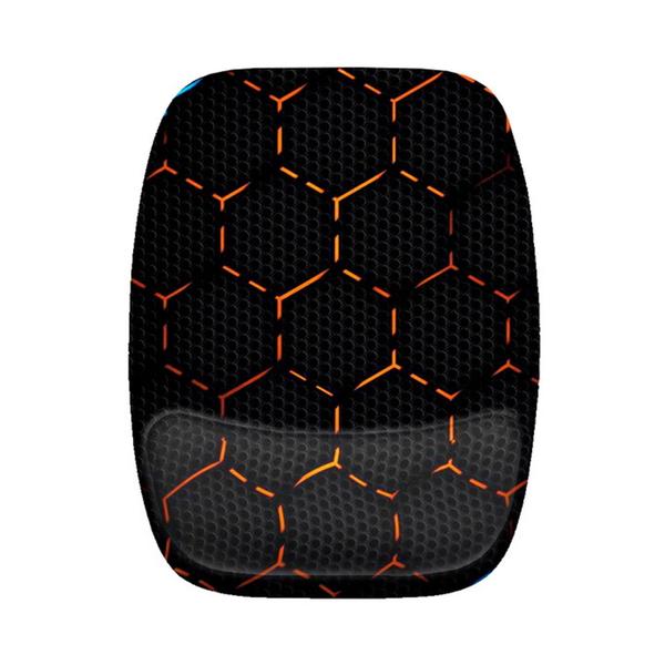 Imagem de Mouse Pad Ergonomico Laranja Azul Hexa