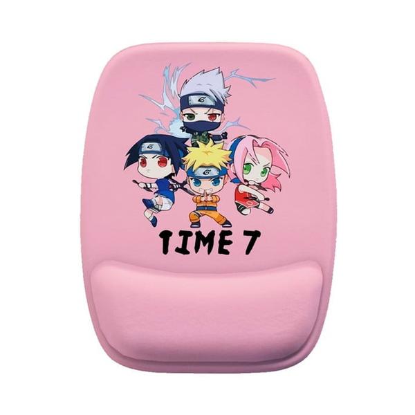 Imagem de Mouse Pad Ergonomico Time 7 Kawaii Anime Naruto