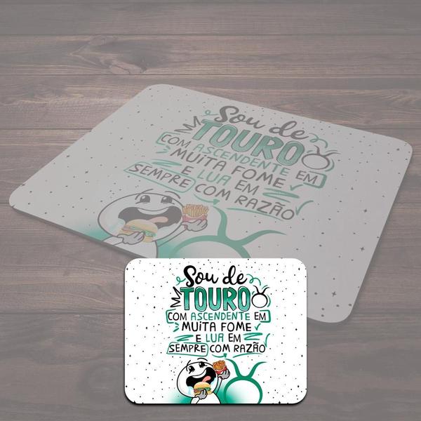 Imagem de Mouse Pad Funny Signos - Sou de Touro