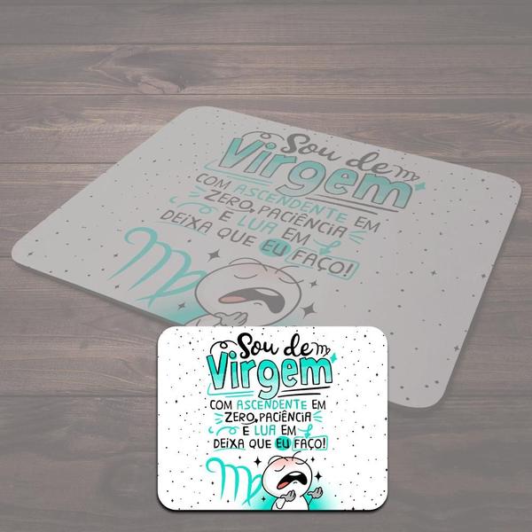 Imagem de Mouse Pad Funny Signos - Sou de Virgem