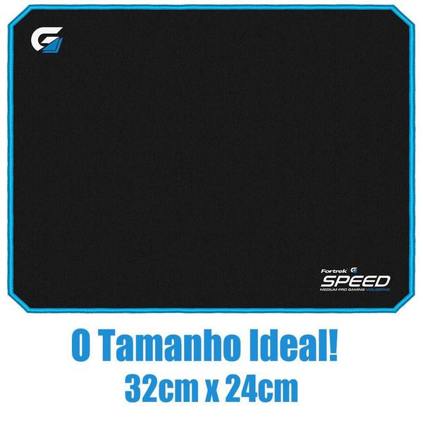 Imagem de Mouse Pad Gamer 320X240Mm Speed Mpg101 Preto E ul Fortrek