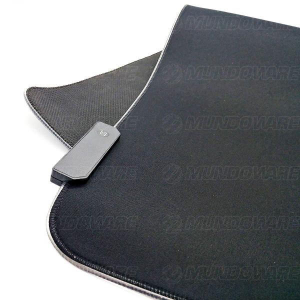 Imagem de Mouse Pad Gamer 800x300x3mm Iluminação LED nas Bordas com 14 Modos Espectro Backlighting USB Power MS-WT-5