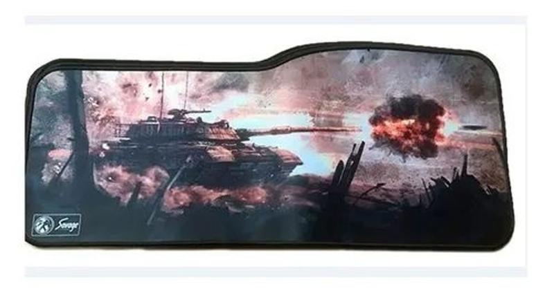 Imagem de Mouse Pad Gamer 80cm x 30cm  Extra Grande COSTURADO - Savage