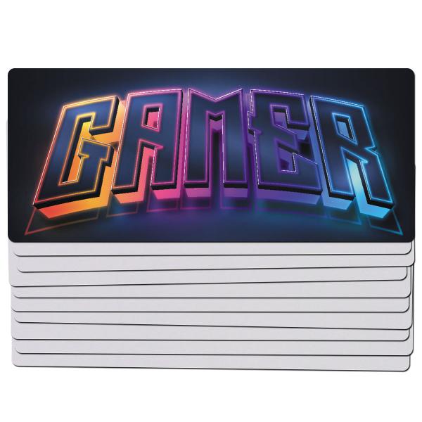 Imagem de Mouse Pad Gamer Branco Retangular para Sublimação - 70x30 de Alto Contraste, Macio e com Borracha de Neoprene