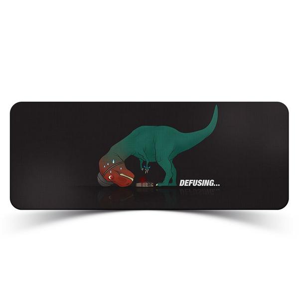 Imagem de Mouse Pad Gamer Counter Strike T Rex Defusando