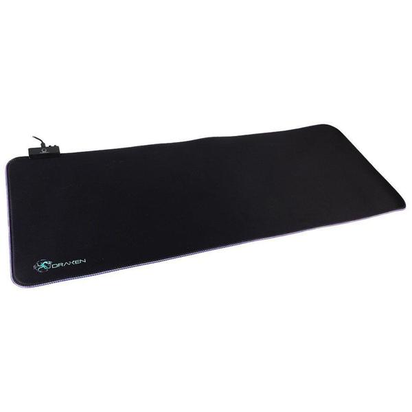 Imagem de Mouse Pad Gamer DN42 300x800x4mm Preto RGB Mode - DRAXEN