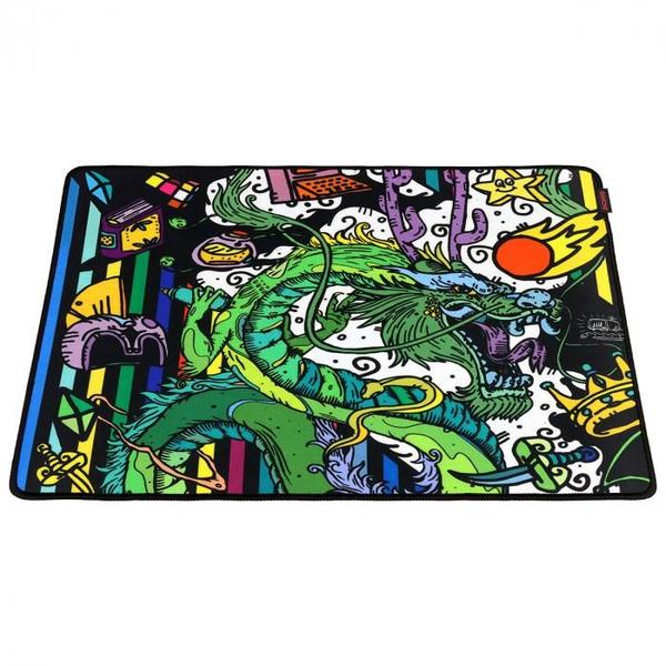 Imagem de Mouse Pad Gamer Dragon Ancient 50X40CM Medium PCYES Com Base Antiderrapante Material Emborrachado Borda Costurada Estilo Speed para Maior Precisão e Desempenho