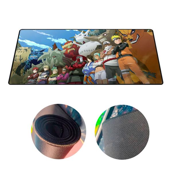 Imagem de Mouse Pad Gamer Extra Grande 700x350x3mm com Base Aderente Games, Animes, Séries