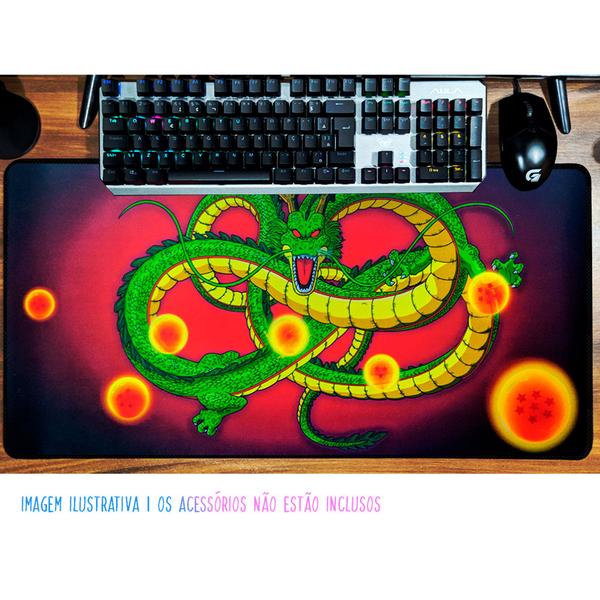 Imagem de Mouse Pad Gamer Extra Grande 700x350x3mm com Base Aderente Games, Animes, Séries