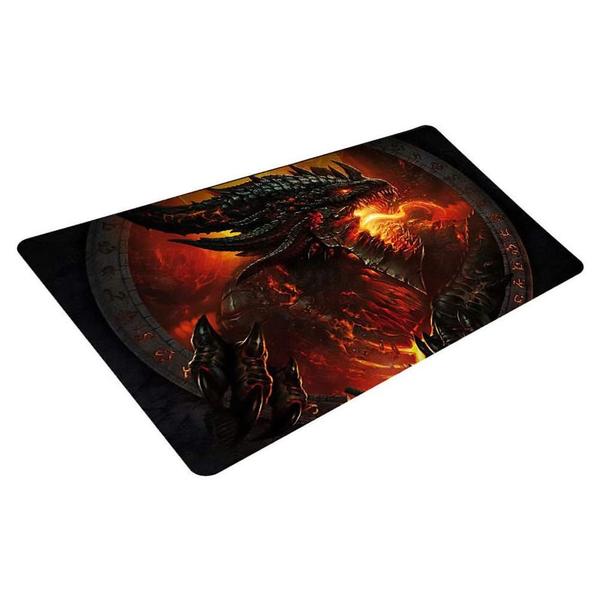 Imagem de Mouse Pad Gamer Extra Grande Antiderrapante Dragão de Fogo