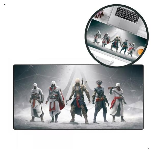 Imagem de Mouse pad gamer família assassina 70cmx35cm