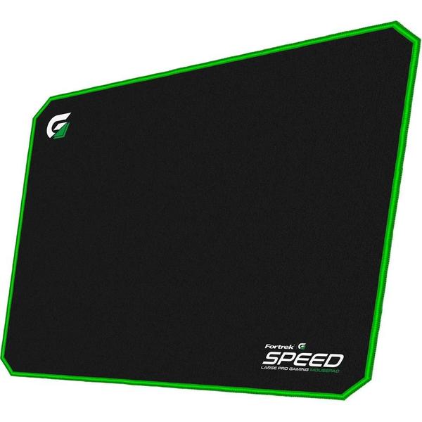 Imagem de Mouse pad gamer fortrek 44x35cm speed mpg-102 verde