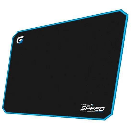 Imagem de Mouse Pad Gamer Fortrek Speed Azul, Médio, 320x240mm - MGP101