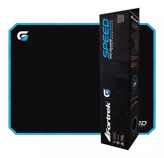 Imagem de Mouse pad gamer fortrek speed mpg101 (320x240mm) azul