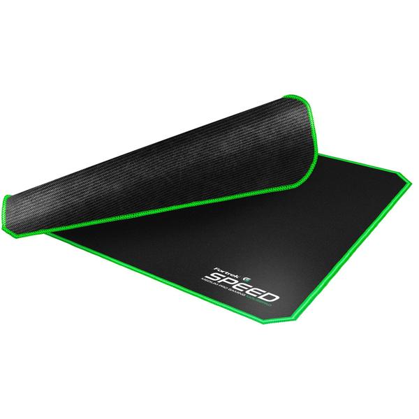 Imagem de Mouse Pad Gamer Fortrek Speed MPG101 Médio (320X240mm) Preto/Verde - 72691