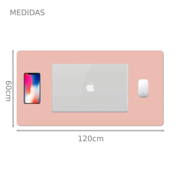 Imagem de Mouse Pad Gamer Grande 120x60cm Tapete de Mesa Retangular Slim Antiderrapante